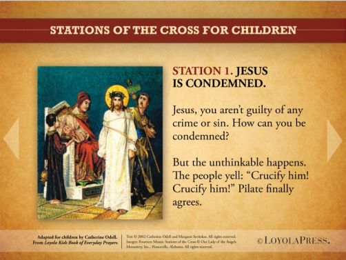 stations of cross children
